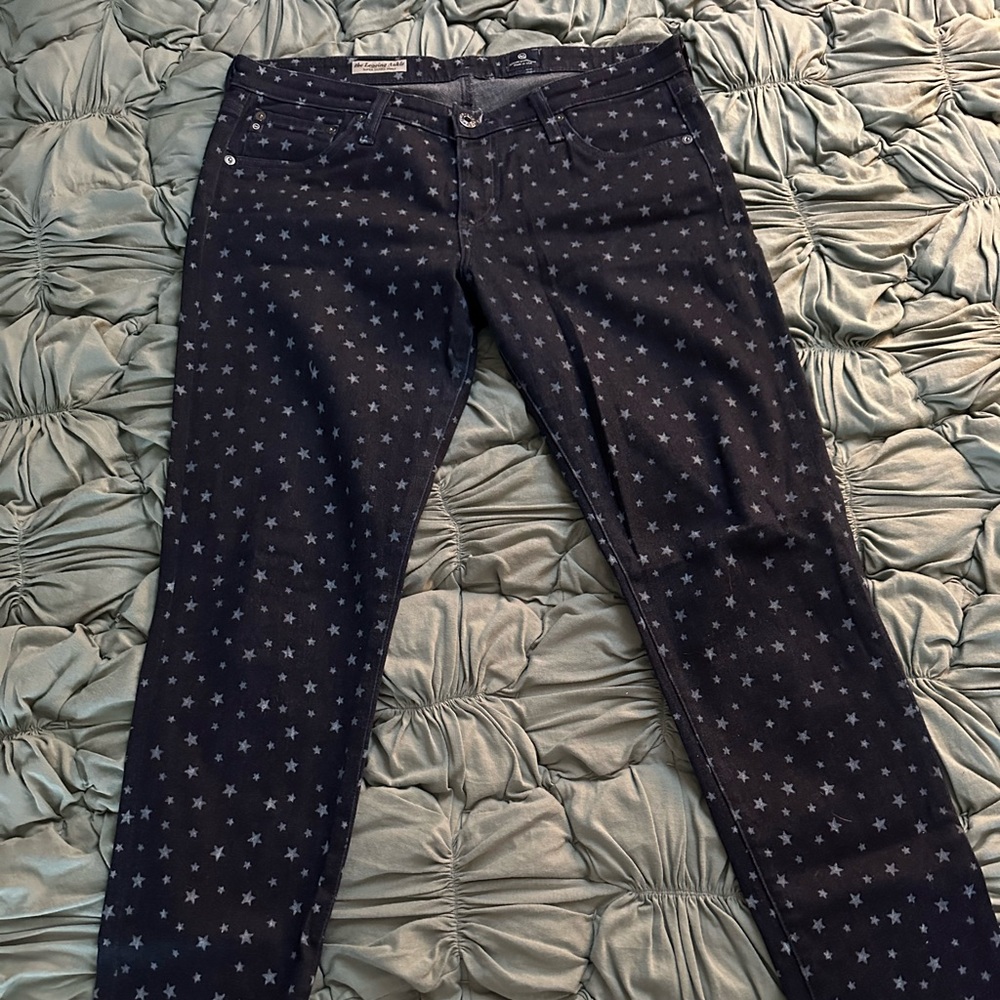 AG Adriano Goldschmied Black Star Skinny Jeans